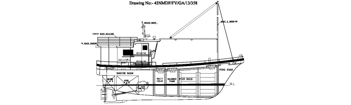 NMDF 43 Multi Day Fishing Boat