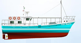 Long Line & Multiday NMDF-65 Fishing Boat